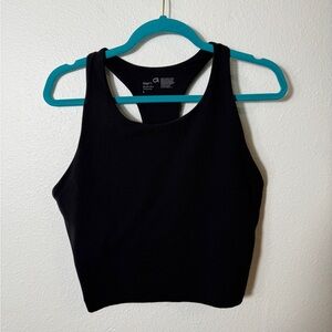 GapFit Black Racerback Crop Top